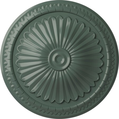 Alexa Ceiling Medallion (Fits Canopies Up To 3), Hand-Painted Cloud Burst, 15OD X 1 3/4P